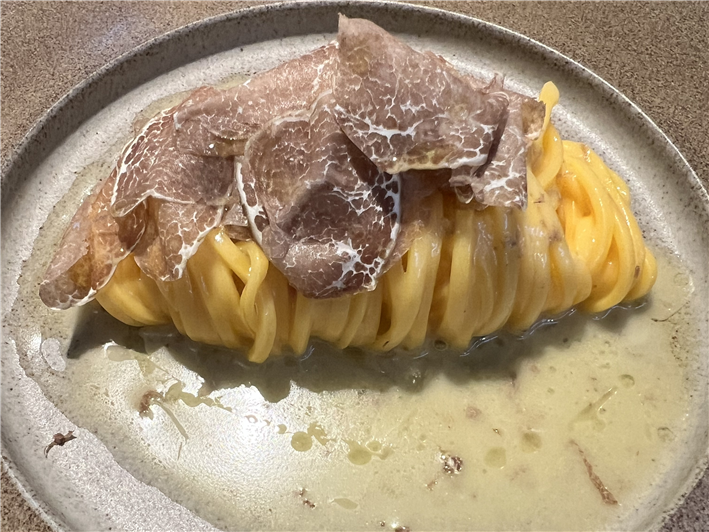 pasta with white truffle